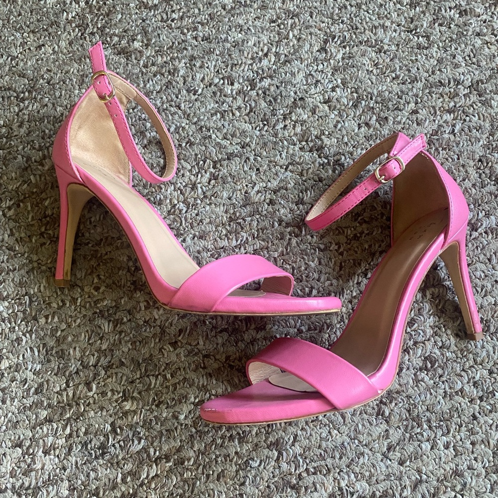 Pink Strap Heels